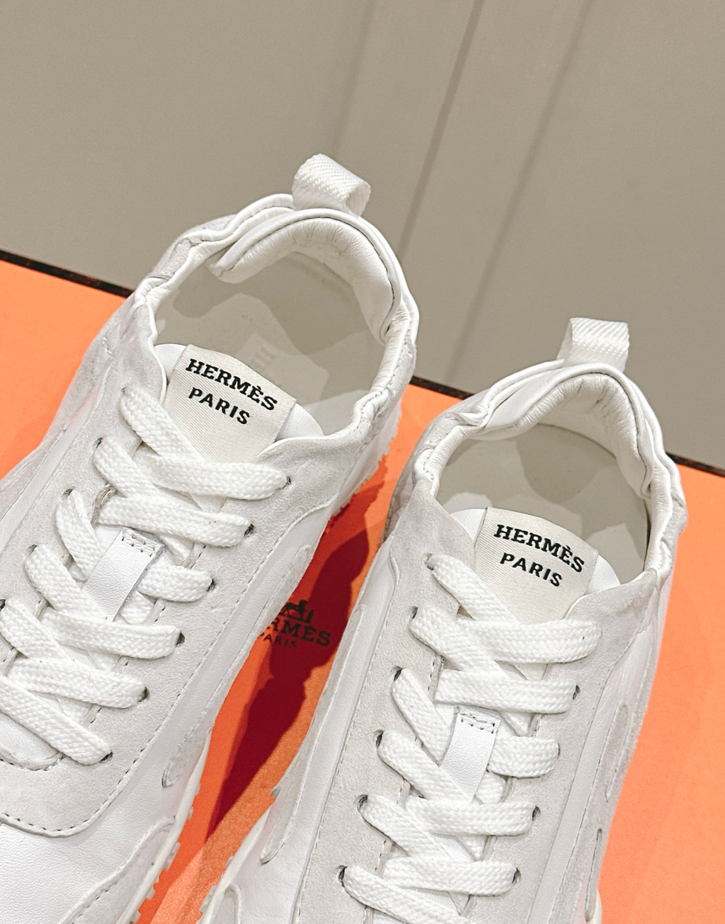 Hermès Jet White Sneakers