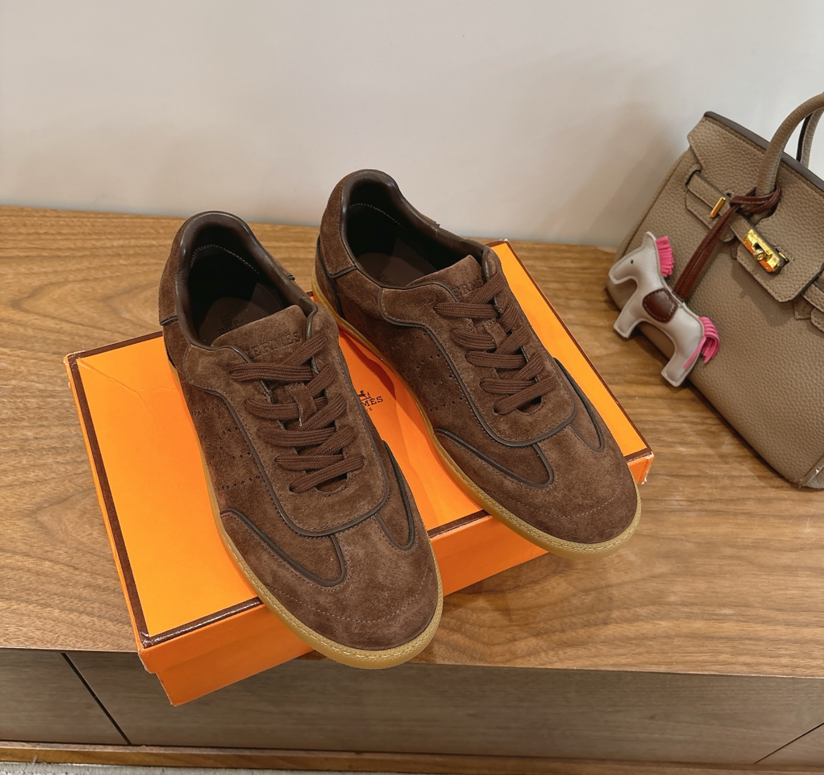 Hermès Mocha Match Sneaker