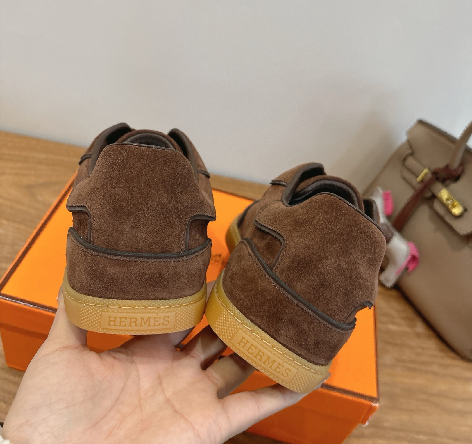 Hermès Mocha Match Sneaker