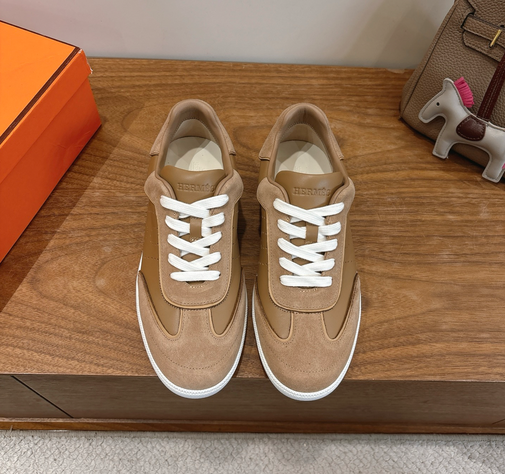 Hermès Light Brown Match Sneaker