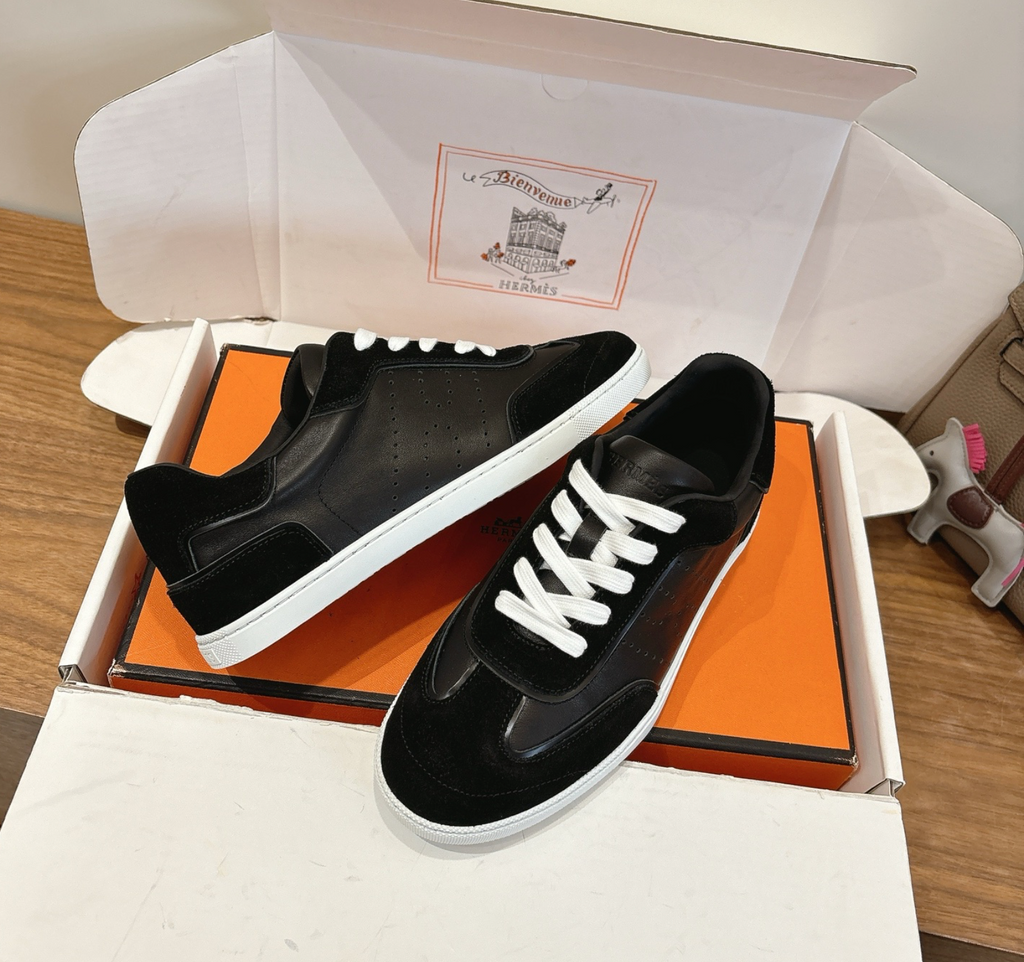Hermès Black Match Sneaker