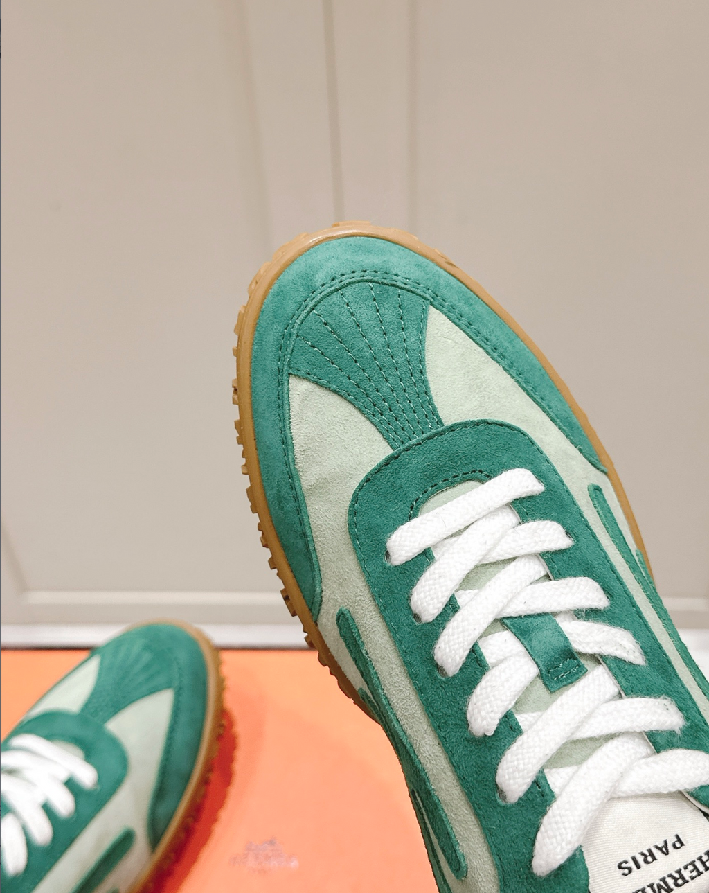 Hermès Jet Green Sneakers