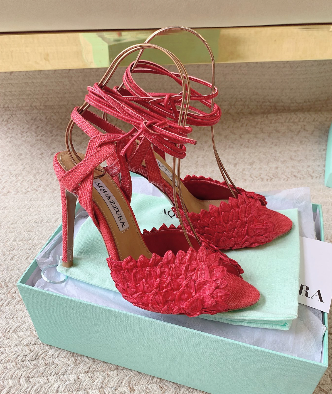 AQUAZZURA Rio Flirt Sandal 105