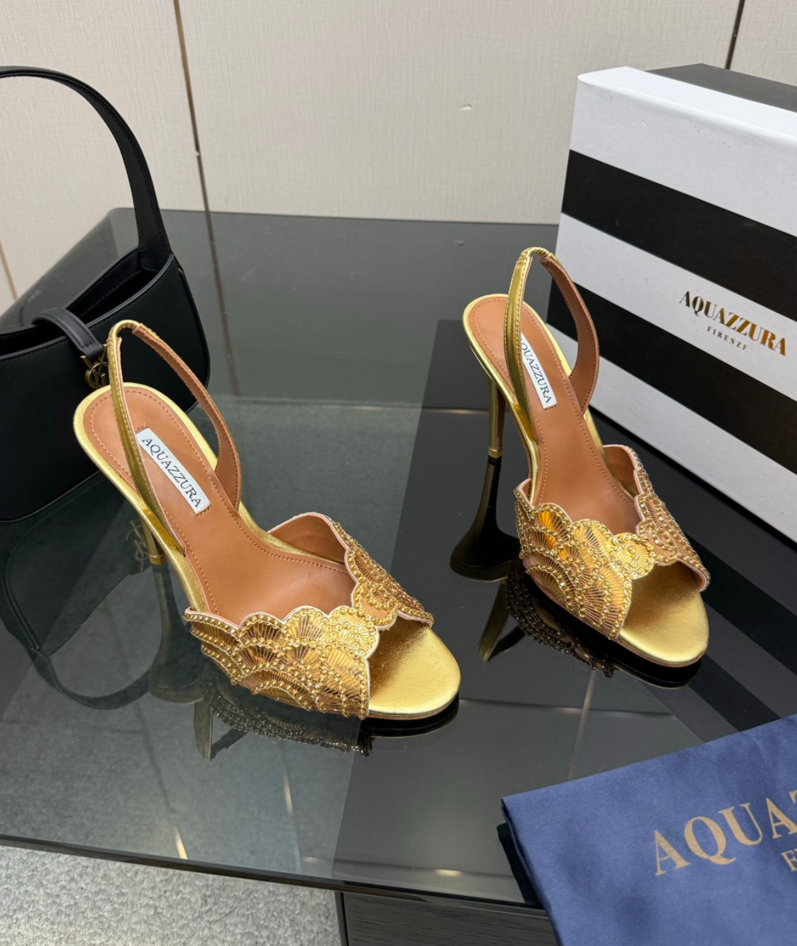 AQUAZZURA Ce Soir Sandal 105