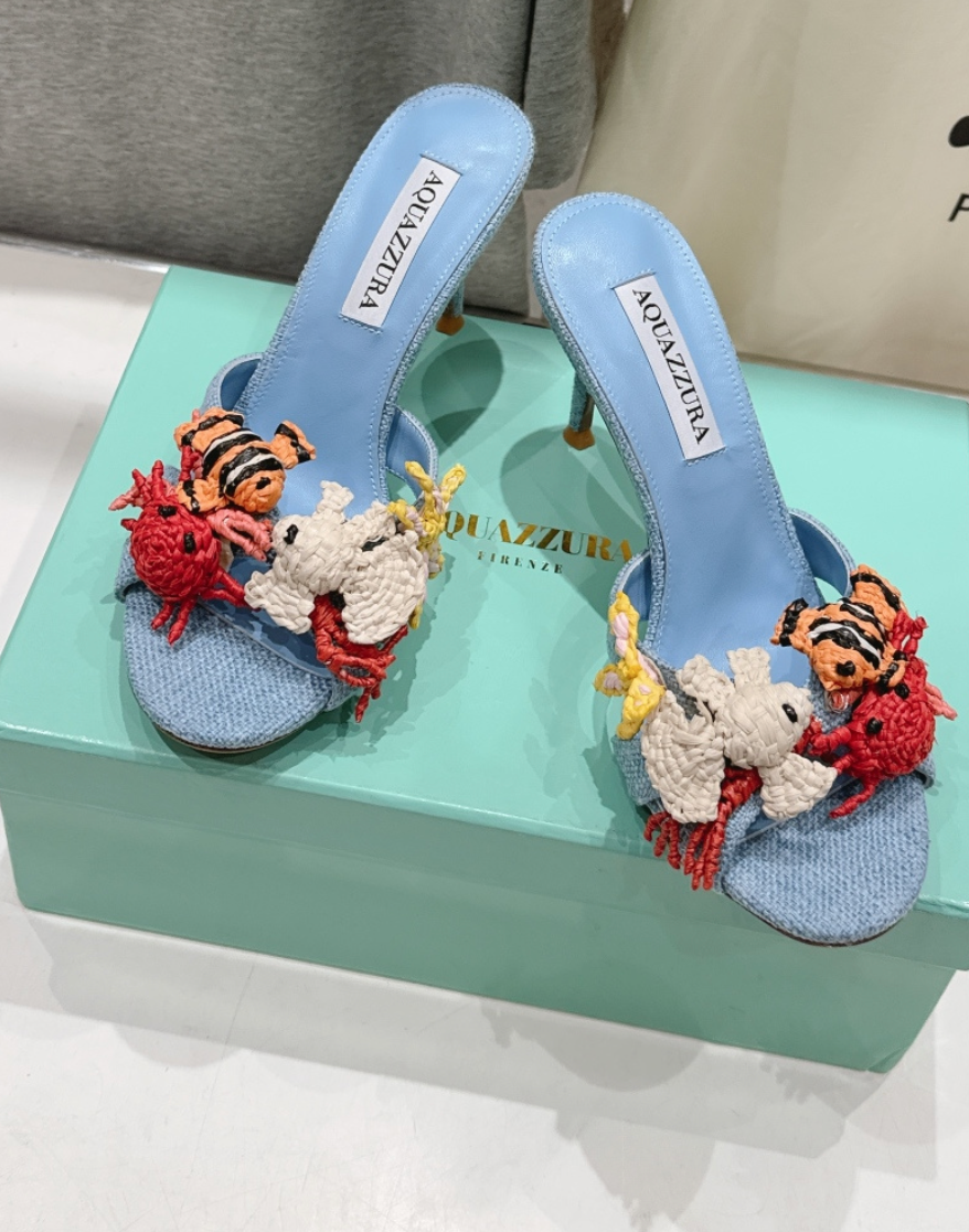 Aquazzura Marea Mules 75