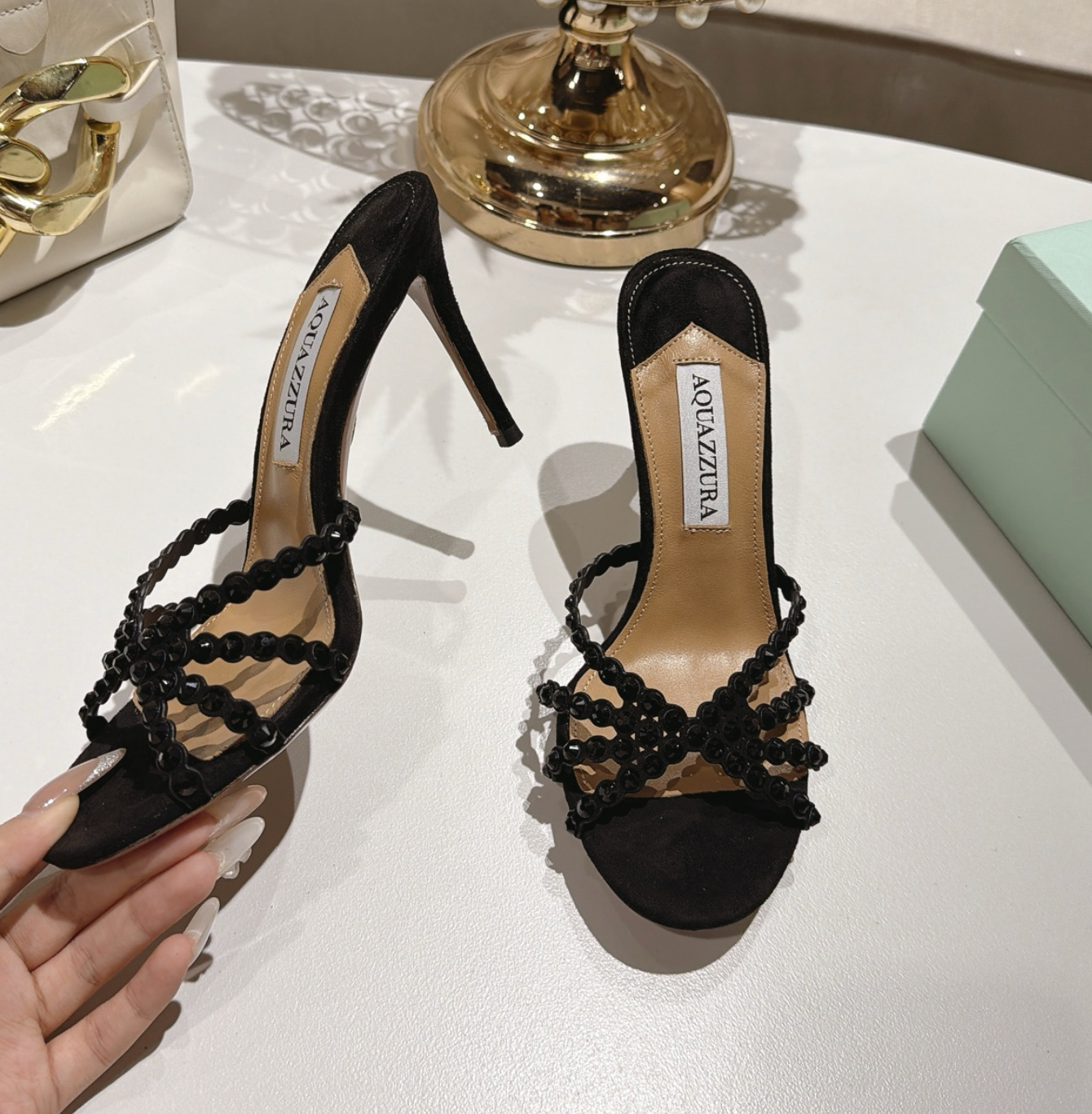 Tequila Mule Suede Black 85