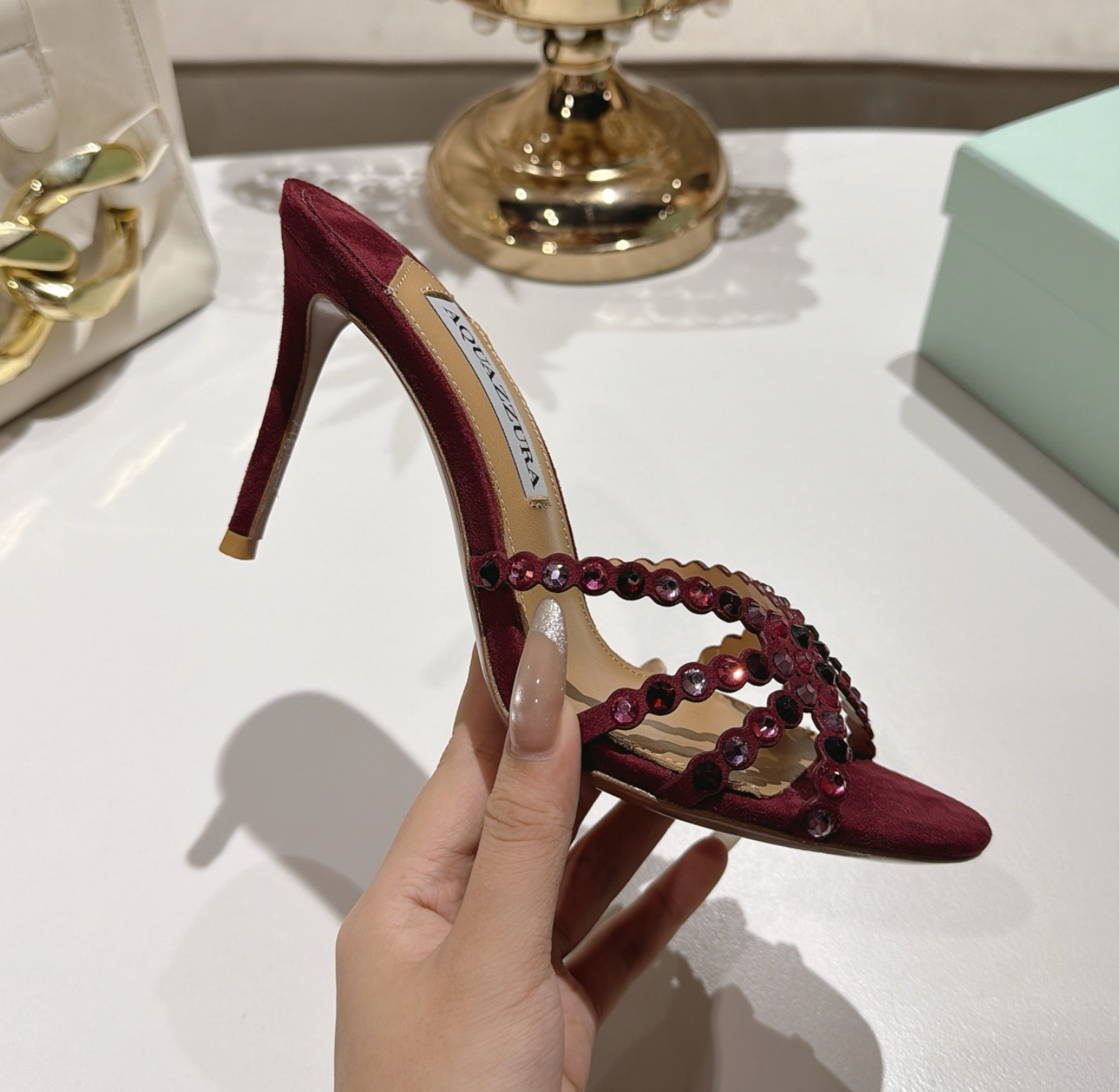Tequila Mule Suede Burgundy 85