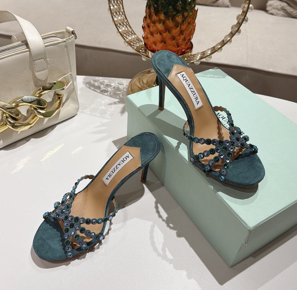 Tequila Mule Suede Aqua 85