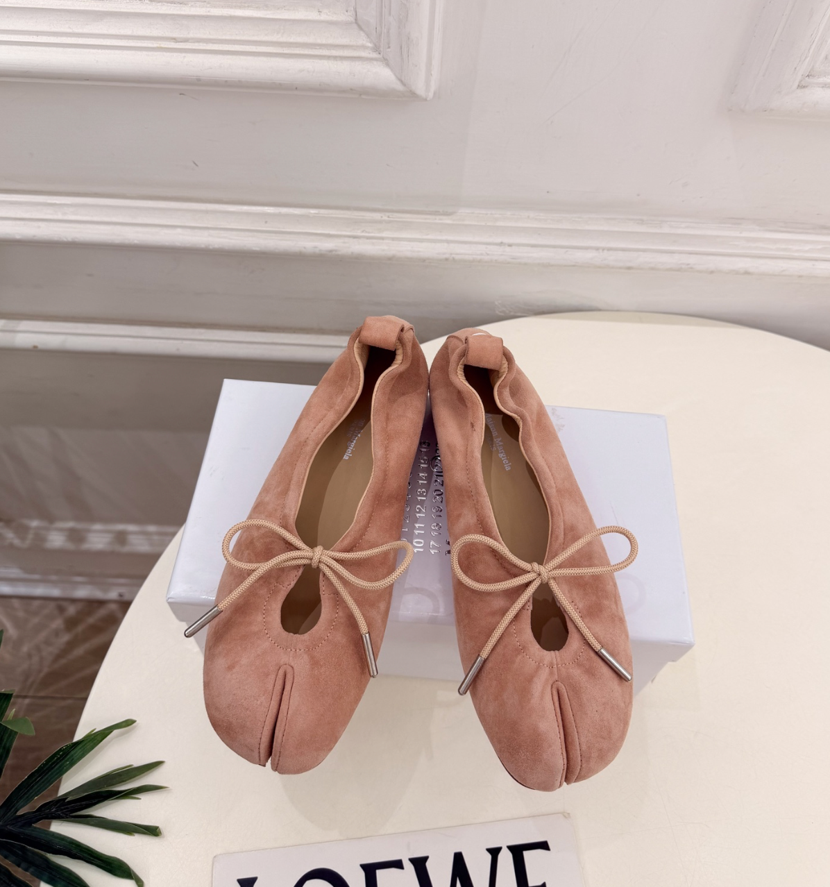  Maison Margiela ROSALINDA BAREFOOT SUEDE ballet flat