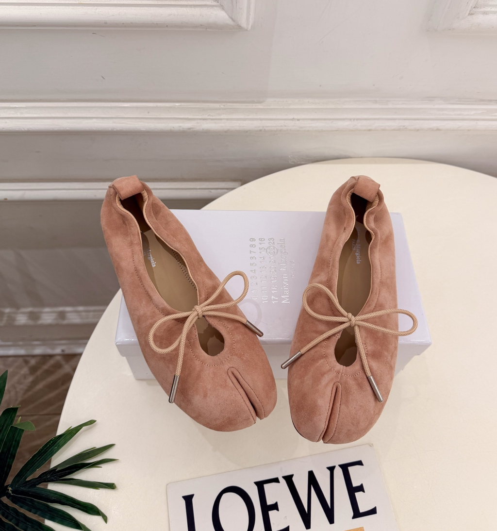  Maison Margiela ROSALINDA BAREFOOT SUEDE ballet flat