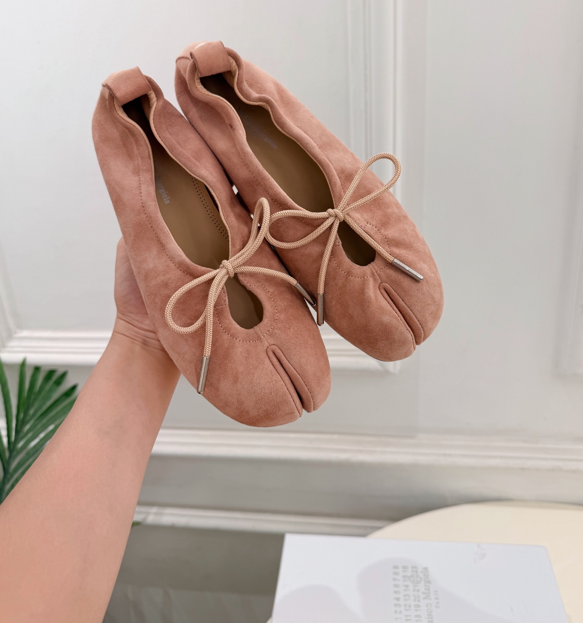  Maison Margiela ROSALINDA BAREFOOT SUEDE ballet flat