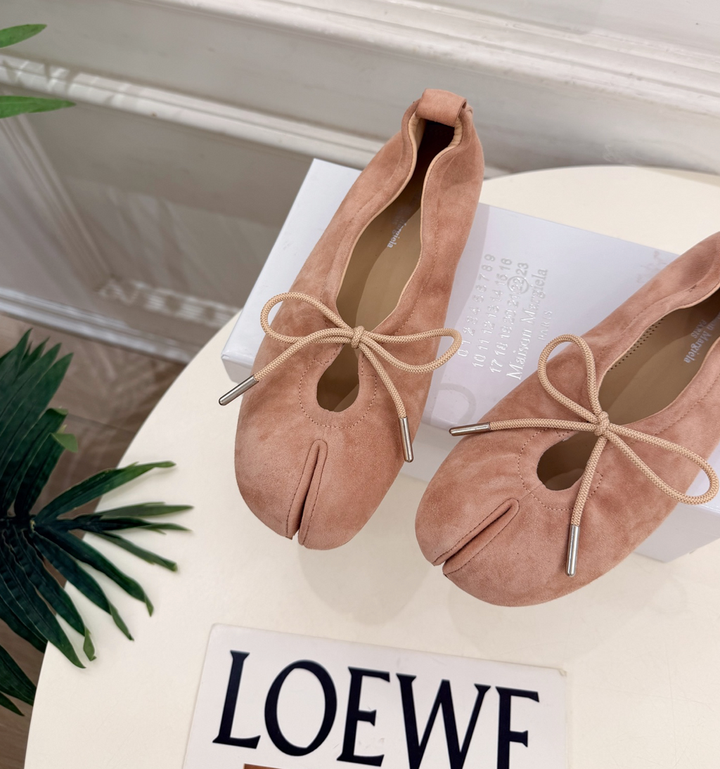  Maison Margiela ROSALINDA BAREFOOT SUEDE ballet flat