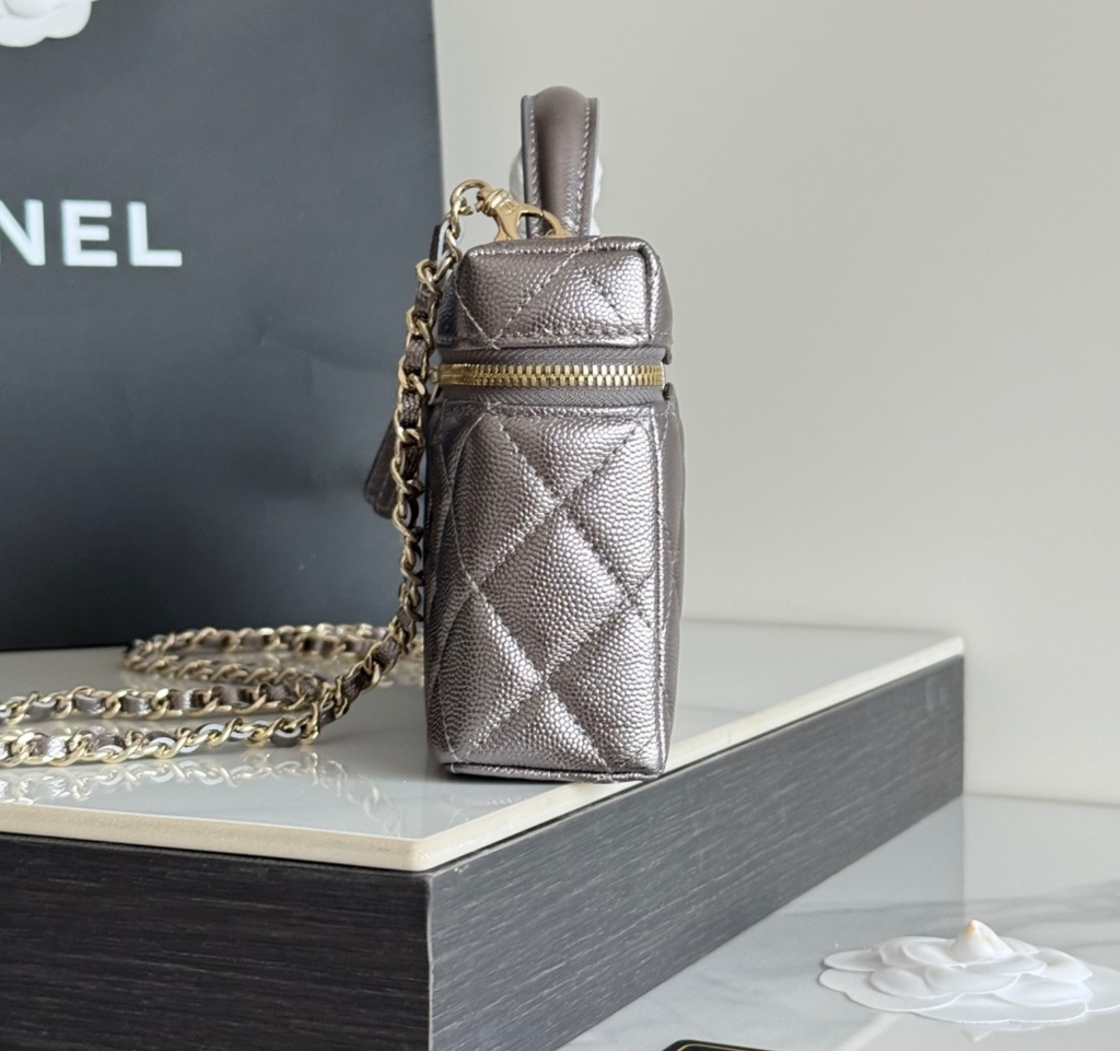  Chanel Top Handle Long Vanity Case