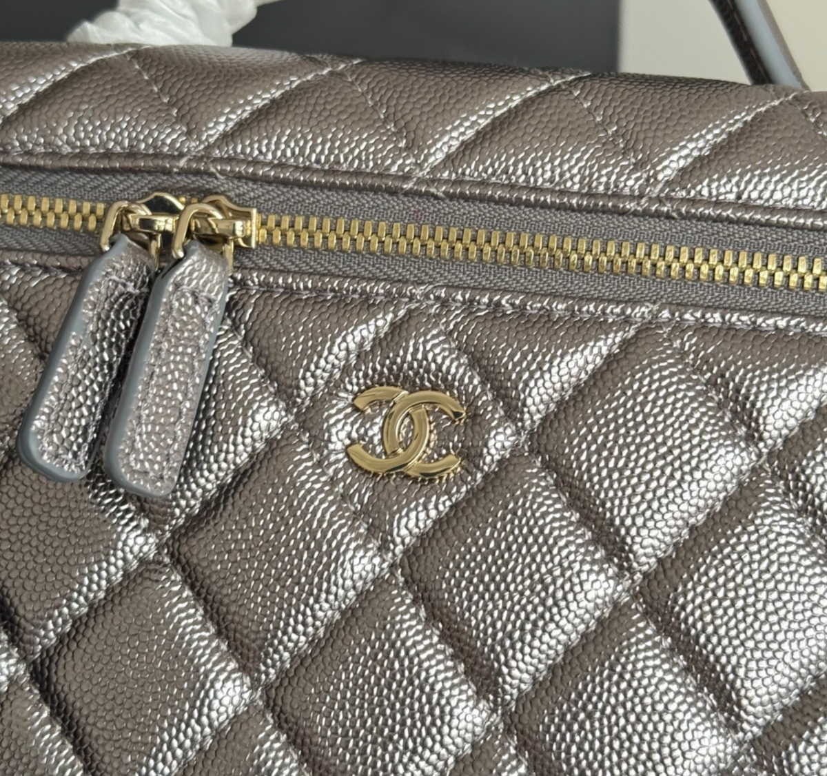  Chanel Top Handle Long Vanity Case