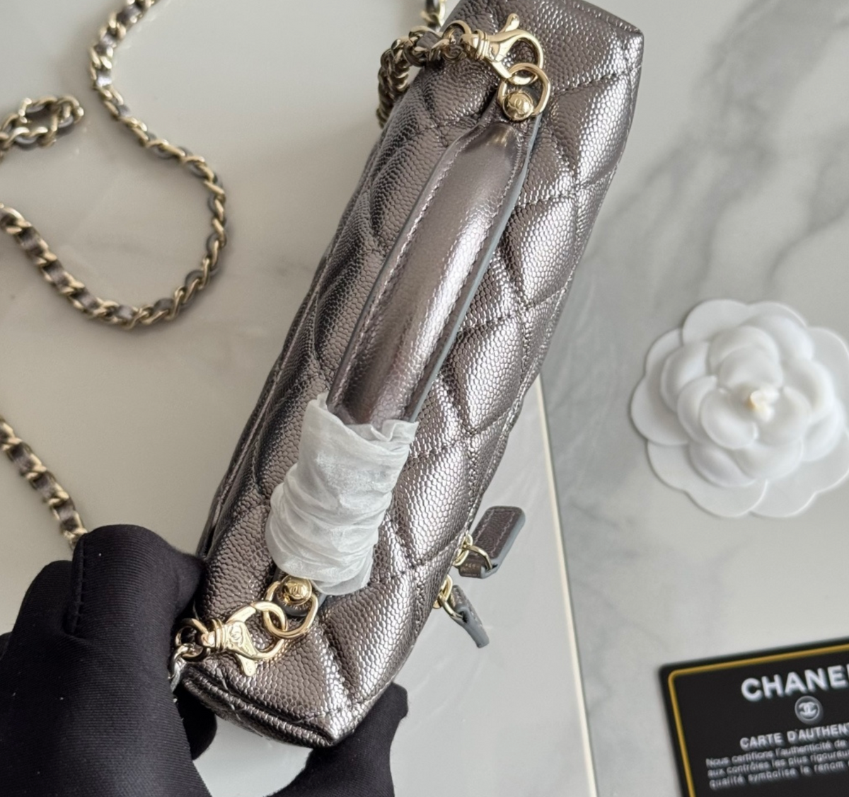  Chanel Top Handle Long Vanity Case
