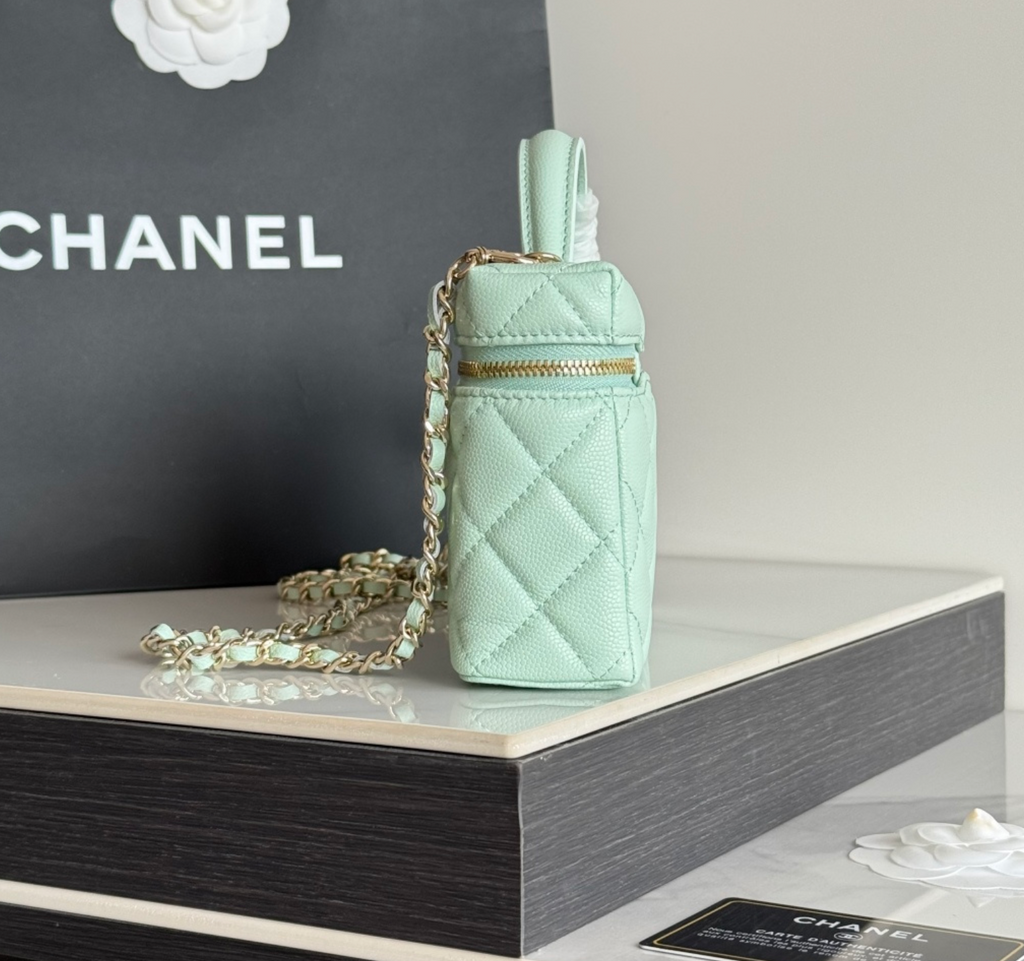  Chanel Top Handle Long Vanity Case