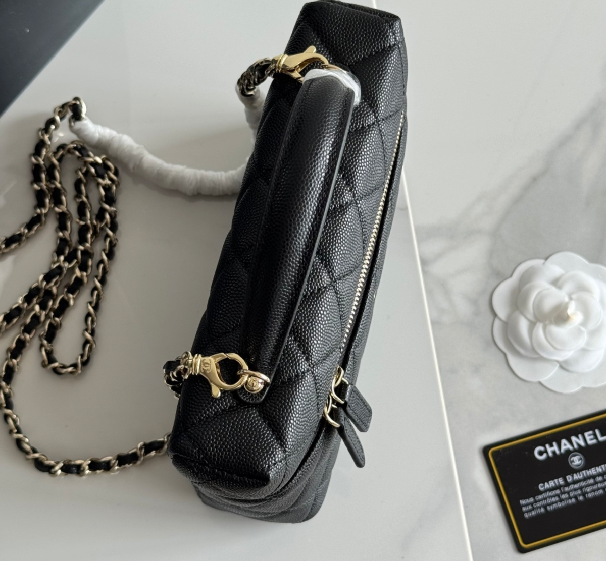  Chanel Top Handle Long Vanity Case