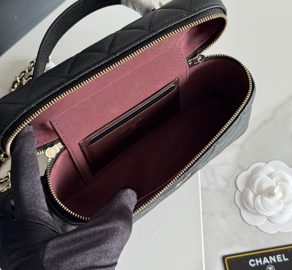  Chanel Top Handle Long Vanity Case