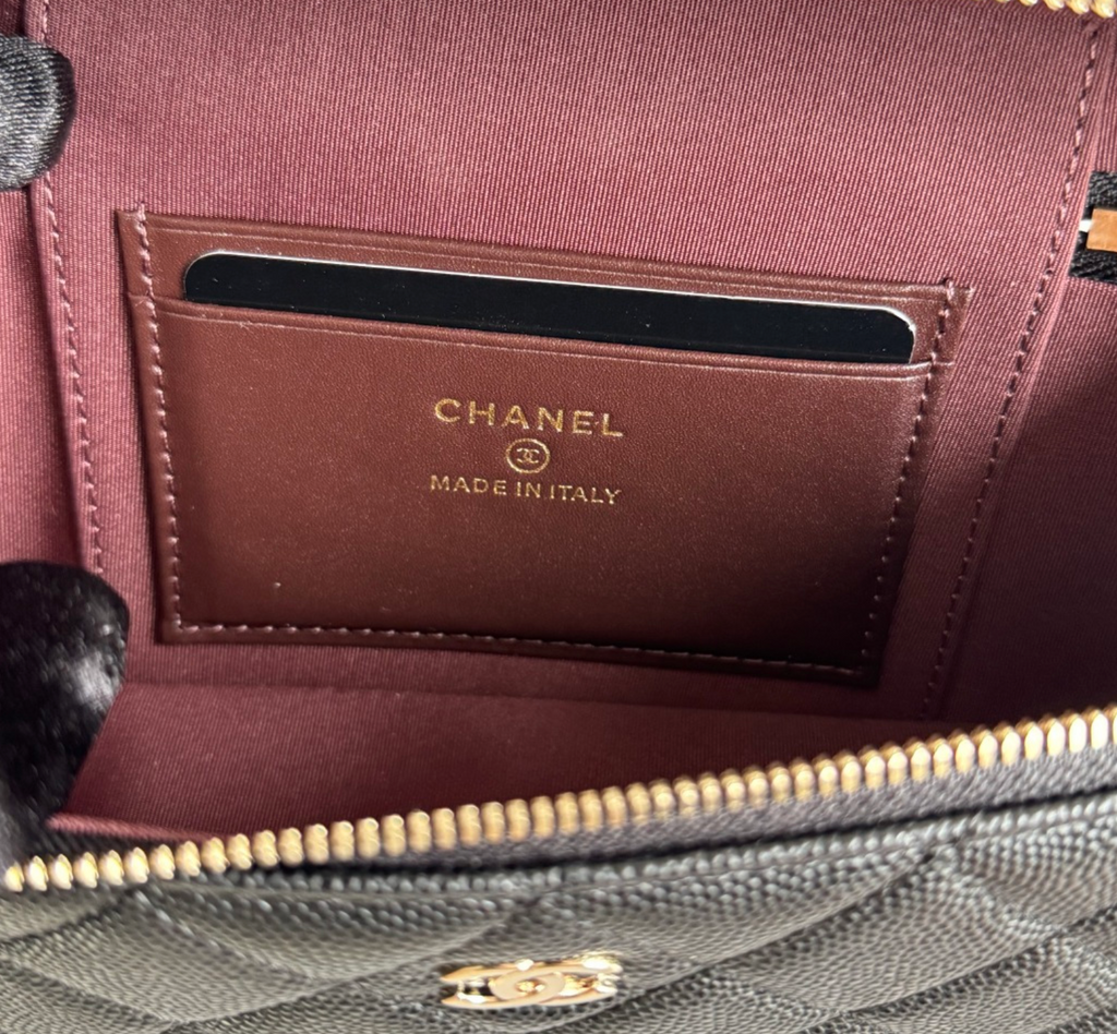  Chanel Top Handle Long Vanity Case