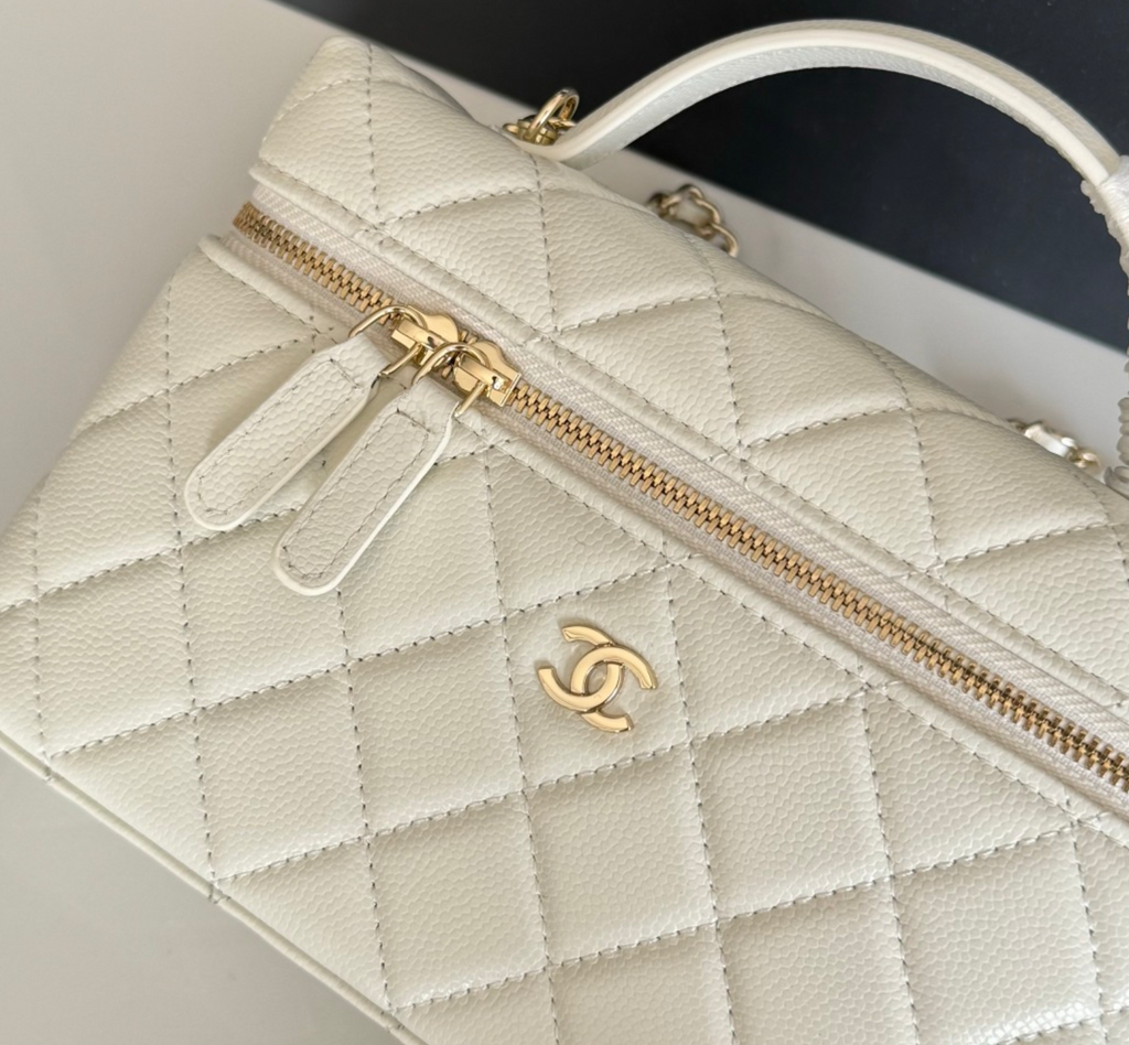  Chanel Top Handle Long Vanity Case