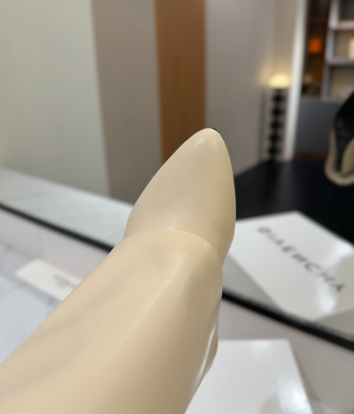 GIVENCHY Shark Pinch Ankle Boots in leather