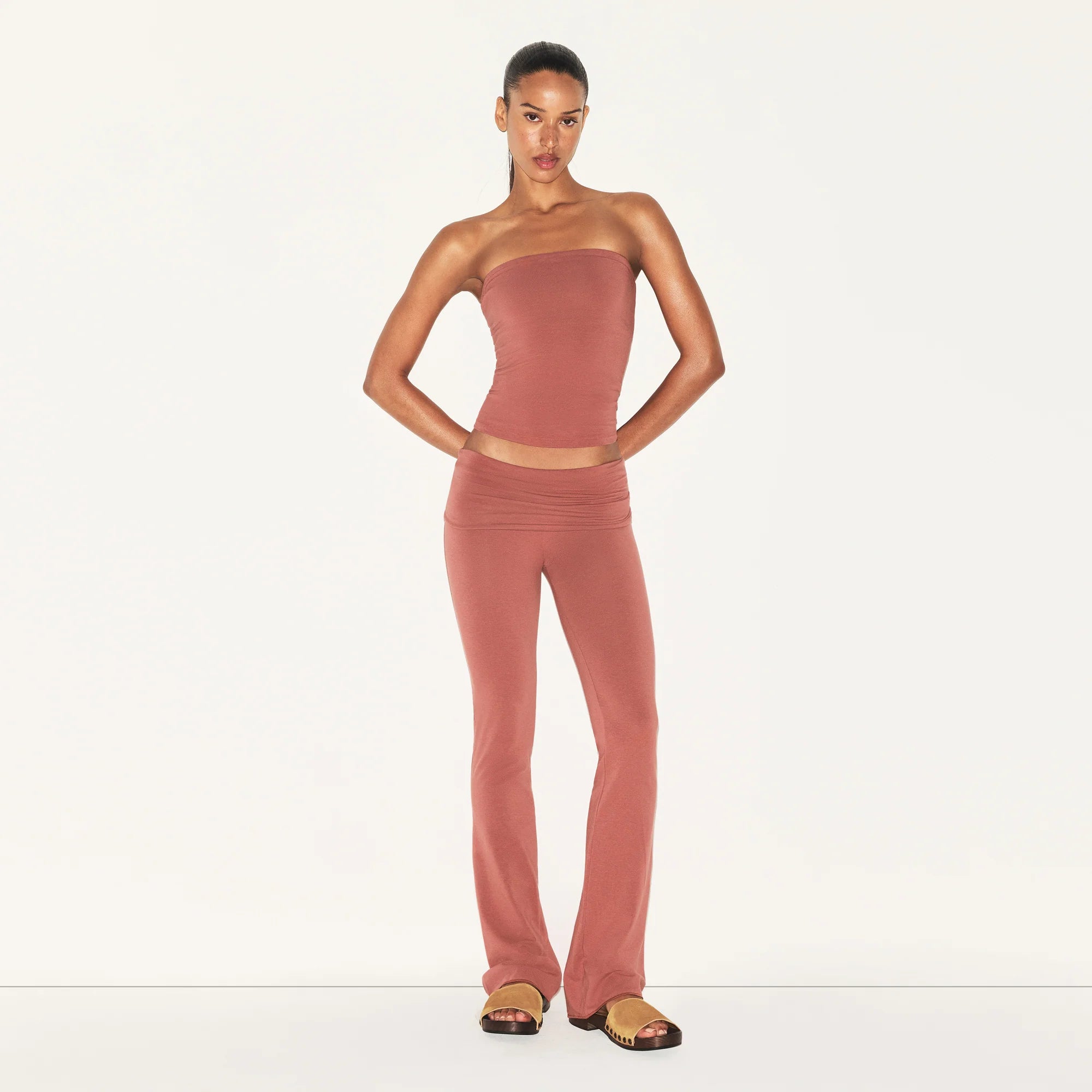 COTTON JERSEY TUBE TOP