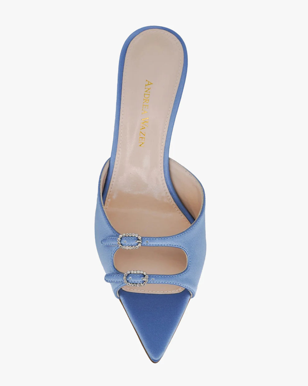 AW Carol Satin Heeled 95 Mules