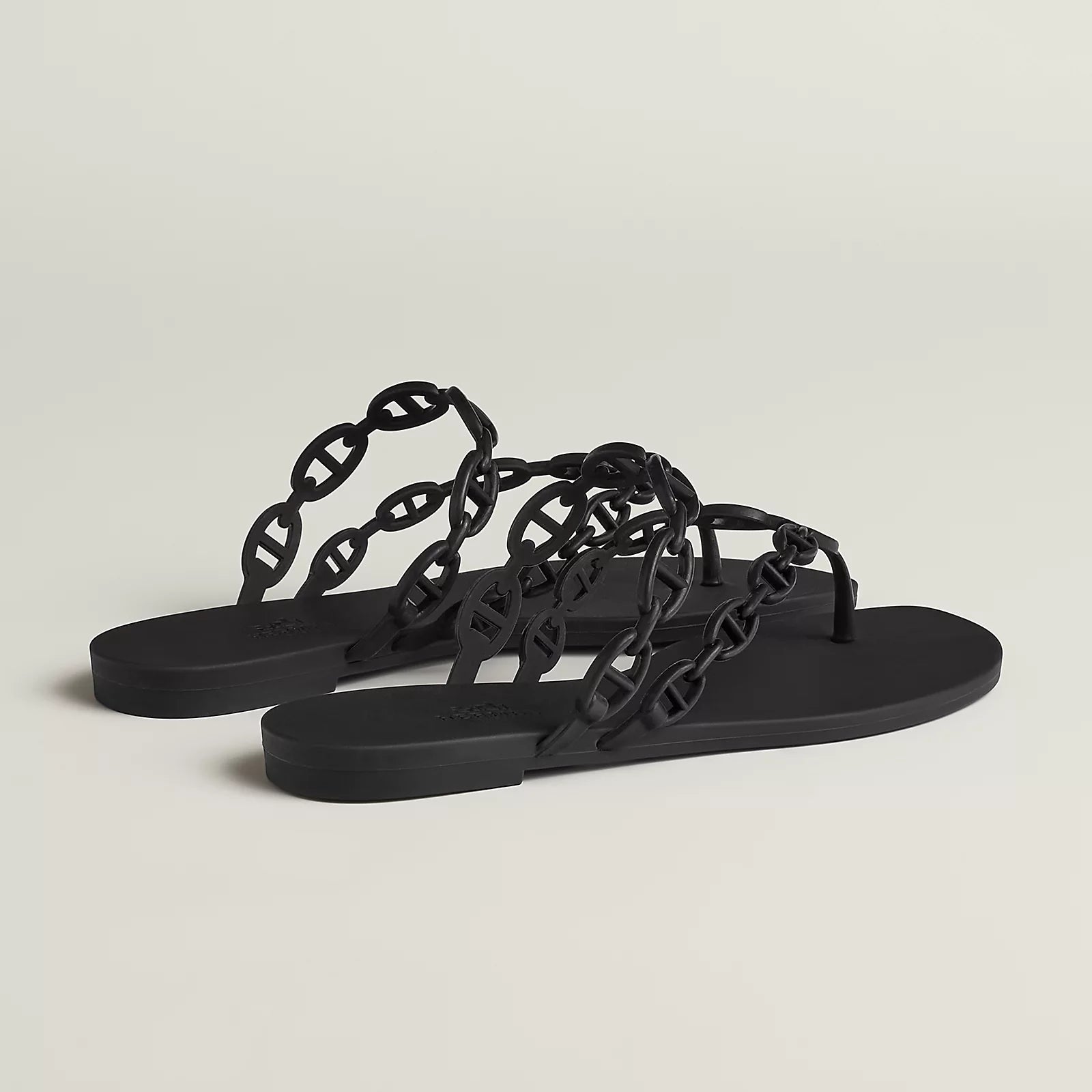 Hermès Black Island Sandal Waterproof