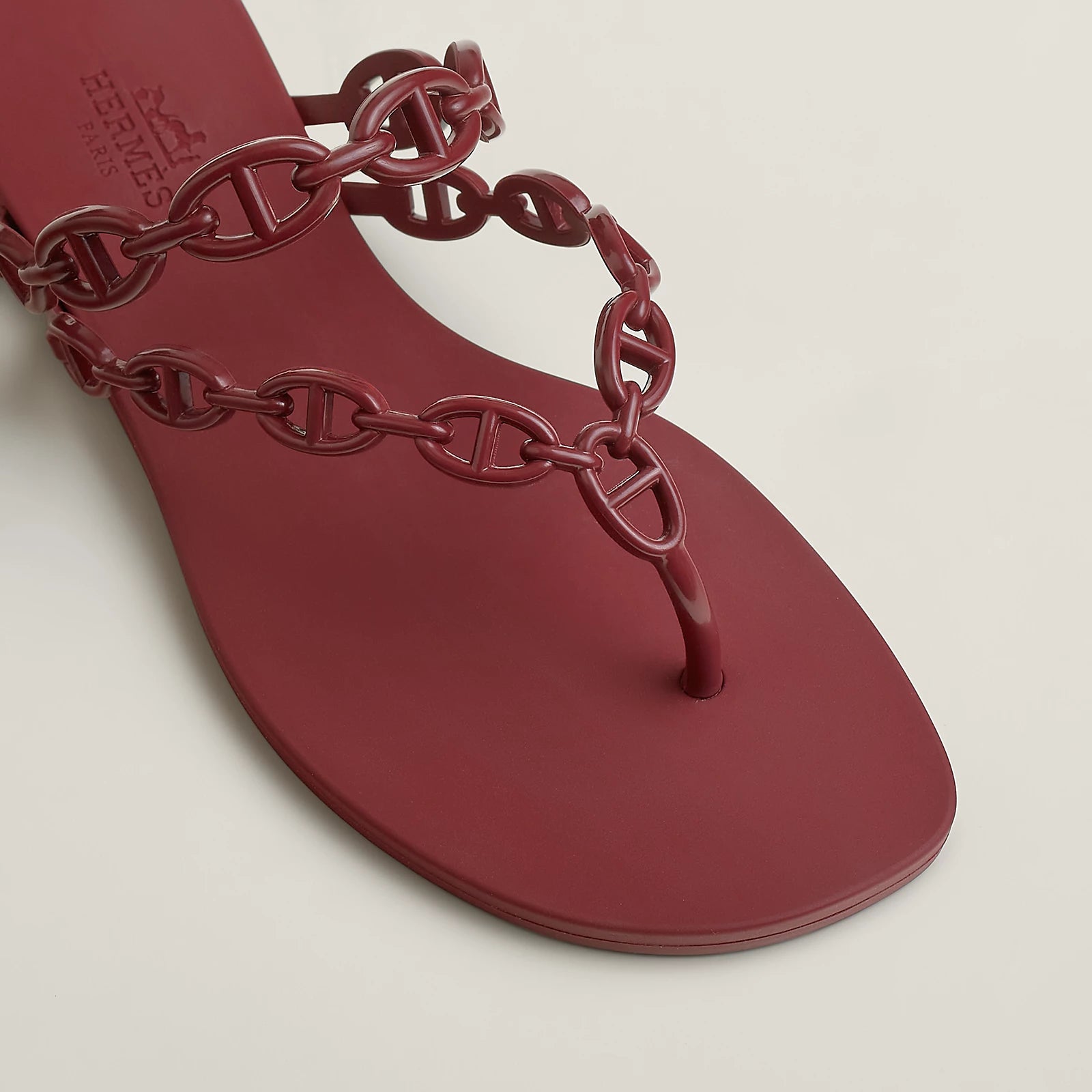 Hermès Rouge H Island Sandal Waterproof