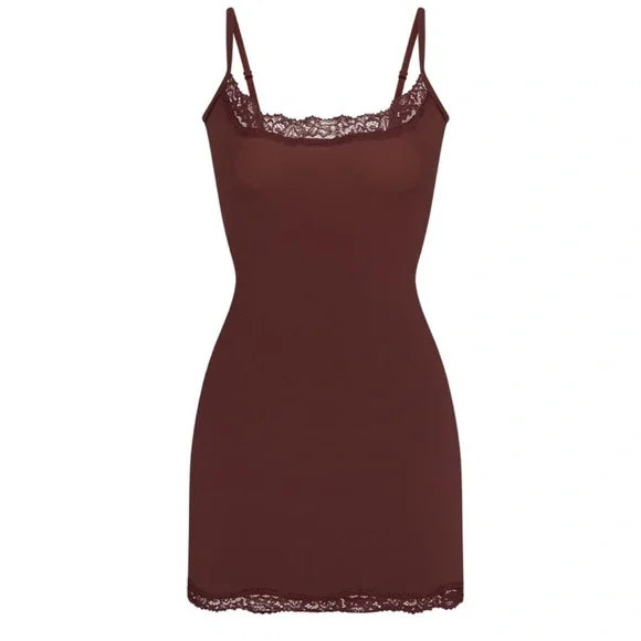 FITS EVERYBODY LACE SLIP DRESS