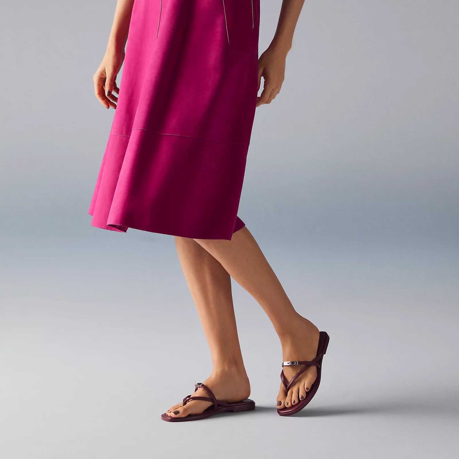 Hermès Rouge H Miss Sandal