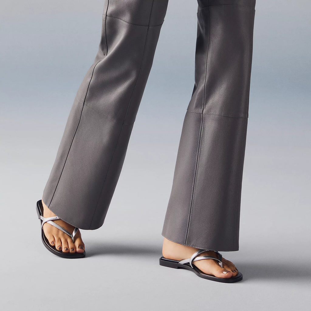 Hermès Grey Miss Sandal Silver
